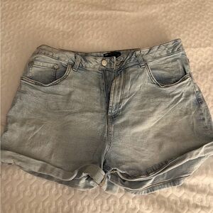 Light Blue Denim Women's Shorts